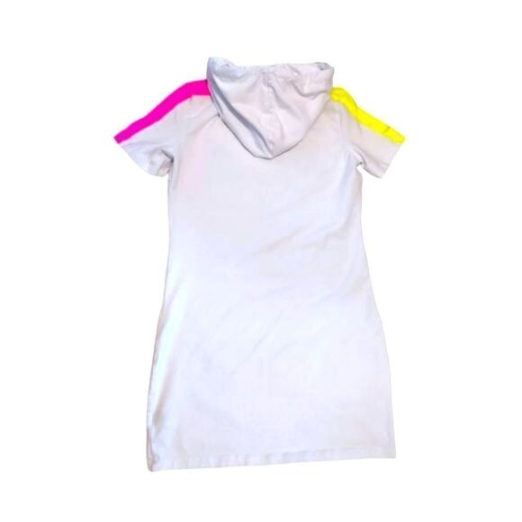 Fila Dress with Hood White Neon Short Sleeved XS - Picture 2 of 3